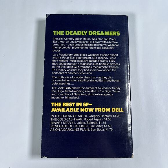 The Zap Gun Philip K. Dick Vintage Paperback First Dell Printing 1978 Sci-Fi - Picture 3 of 6